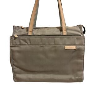 Briggs & Riley Travelware Ballistic Nylon Laptop Tote Carry On Shoulder Bag